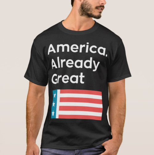 America. Already Great Black Shirt