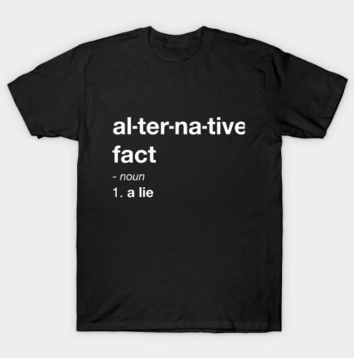 Anti Trump Alternative Facts Definition Tee
