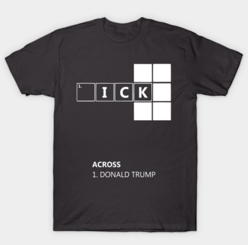 Anti Trump Crossword Tee