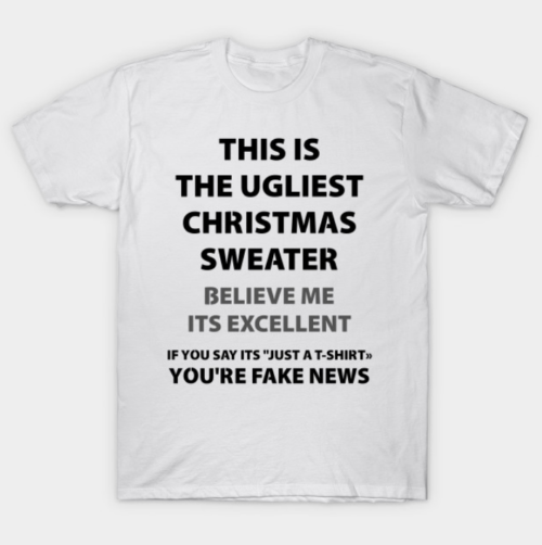 Ugly Christmas Sweater Funny Tee