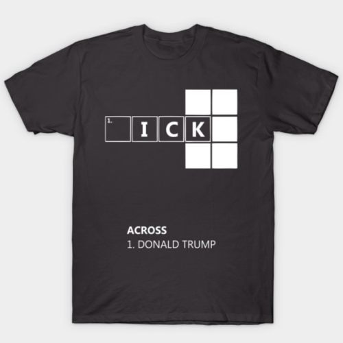 Anti Trump Crossword Tee