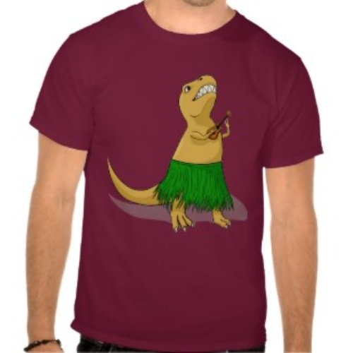 T-Rex Ukulele T-Shirt