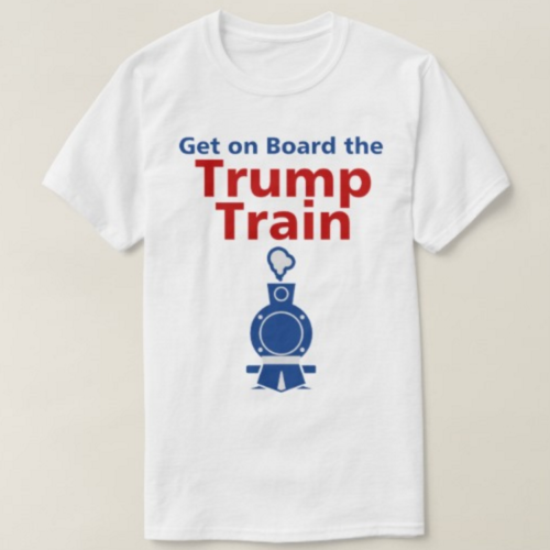 Trump Train White Tee