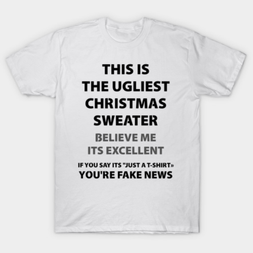 Ugly Christmas Sweater Funny Tee