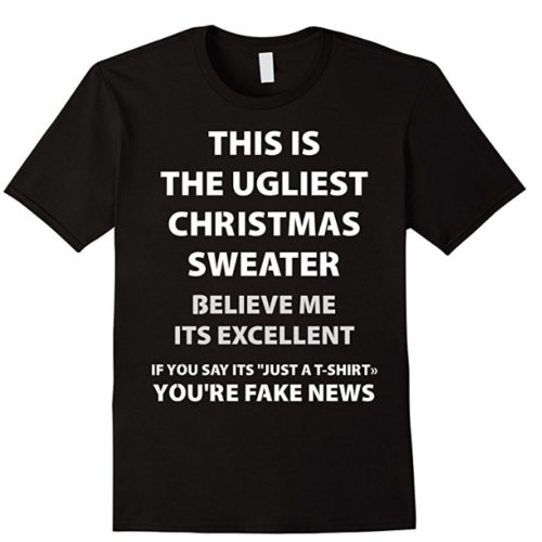 “Ugly Christmas Sweater” Anti Trump Tee